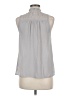 Maeve 100% Polyester Gray Sleeveless Blouse Size 6 - photo 2