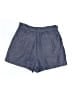 Uniqlo Solid Blue Shorts Size 28 - photo 2