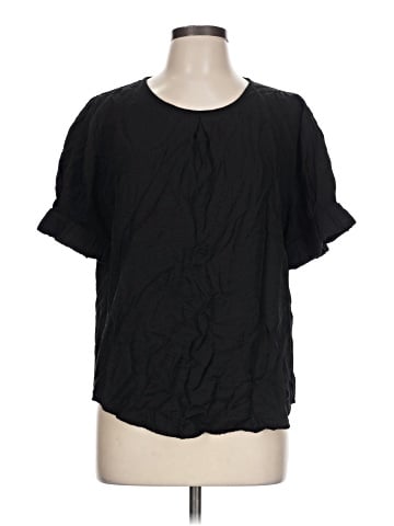 DKNY Short Sleeve Blouse (view 1)