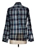 Gap Outlet 100% Cotton Plaid Blue Long Sleeve Button-Down Shirt Size L - photo 2
