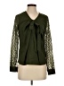Shein 100% Polyester Green Long Sleeve Blouse Size XS - photo 1