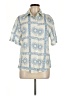 Assorted Brands Blue Short Sleeve Blouse Size 6 - photo 1