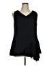 H By Halston 100% Polyester Black Sleeveless Top Size 14 - photo 1
