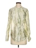 Assorted Brands Ivory Green Long Sleeve Blouse Size 5 - photo 1