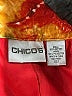 Chico's 100% Cotton Print Red Blazer Size Med (1) - photo 6