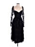 Lulus 100% Polyester Black Cocktail Dress Size L - photo 1