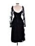 Lulus 100% Polyester Black Cocktail Dress Size L - photo 2
