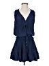 Ramy Brook 100% Polyester Solid Blue Casual Dress Size S - photo 1