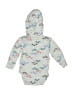 Carter's 100% Cotton Print Gray Long Sleeve Onesie 6-9 MO / 9 MO - photo 2