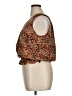 Evereve 100% Polyester Brown Sleeveless Blouse Size XL - photo 5