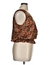 Evereve 100% Polyester Brown Sleeveless Blouse Size XL - photo 4