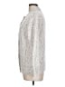 Unbranded 100% Polyester Tweed Silver Pullover Sweater Size L - photo 5