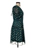 Francesca's 100% Polyester Polka Dots Teal Cocktail Dress Size S - photo 4