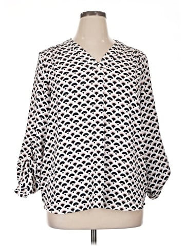 Jones New York Signature 3/4 Sleeve Blouse (view 1)
