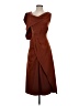 Vone 100% Polyester Brown Cocktail Dress Size 2 - photo 1