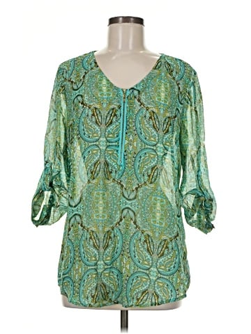 Tacera 3/4 Sleeve Blouse (view 1)