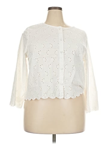 Croft & Barrow 3/4 Sleeve Blouse (view 1)