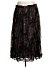 Express 100% Rayon Floral Black Formal Skirt Size S - photo 1