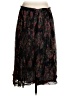 Express 100% Rayon Floral Black Formal Skirt Size S - photo 2