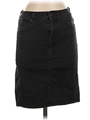 7 For All Mankind Denim Skirt (view 1)