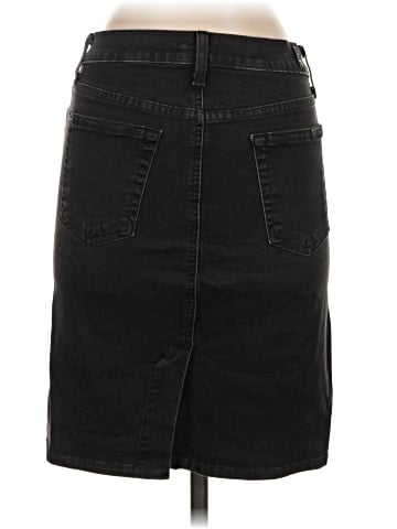 7 For All Mankind Denim Skirt (view 2)