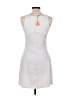 Forever 21 Solid White Casual Dress Size M - photo 2