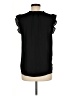 Ann Taylor LOFT 100% Polyester Black Sleeveless Blouse Size M - photo 2