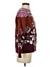 Rowley Floral Burgundy Pullover Sweater Size S - photo 4