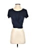J.Crew 100% Viscose Blue Short Sleeve Top Size S - photo 1