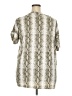 Flamingo Silver Ivory Short Sleeve Blouse Size 3X - photo 2