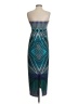 Valerie Stevens Graphic Teal Cocktail Dress Size S - photo 2