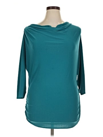 NY Collection 3/4 Sleeve Top (view 1)