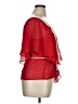 Lane Bryant 100% Polyester Red Short Sleeve Blouse Size 14 - 16 Plus - photo 4