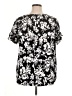 Lane Bryant 100% Polyester Black Short Sleeve Blouse Size 16 - photo 2