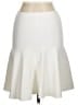 BCBGMAXAZRIA Solid Ivory Casual Skirt Size M - photo 2