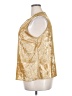 Unbranded 100% Polyester Metallic Gold Sleeveless Blouse Size 3XL - photo 5