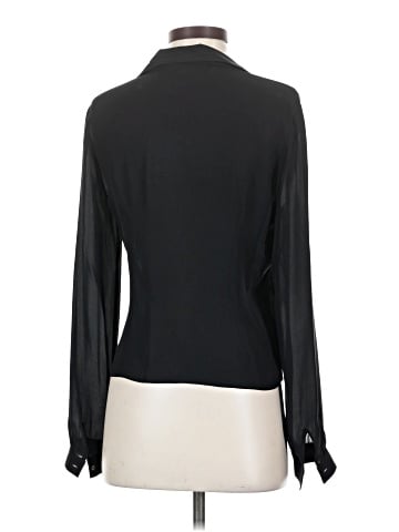 Studio M Long Sleeve Silk Top (view 2)