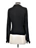 Studio M 100% Silk Black Long Sleeve Silk Top Size S - photo 2