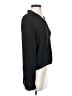 Studio M 100% Silk Black Long Sleeve Silk Top Size S - photo 4