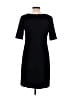 Merona Solid Black Casual Dress Size M - photo 2