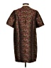 Zara 100% Polyester Print Brown Casual Dress Size S - photo 2