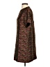 Zara 100% Polyester Print Brown Casual Dress Size S - photo 5