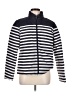 Talbots Outlet 100% Polyester Stripes Blue Jacket Size M - photo 1