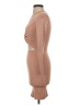 Zara Solid Tan Cocktail Dress Size S - photo 5