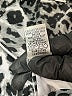Sport Haley Animal Print Silver Long Sleeve Blouse Size M - photo 9