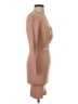 Zara Solid Tan Cocktail Dress Size S - photo 4