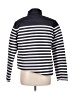 Talbots Outlet 100% Polyester Stripes Blue Jacket Size M - photo 2