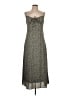 Things Between 100% Polyester Paisley Gray Casual Dress Size L - photo 1