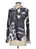 True Craft Tie-dye Gray Long Sleeve Blouse Size XS - photo 1