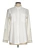 Eddie Bauer Solid Ivory Long Sleeve Blouse Size M - photo 1